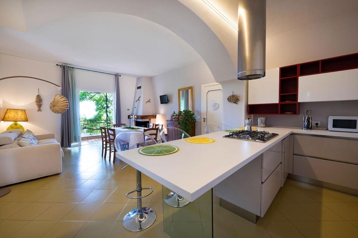 Villa Marinella Close To The Sea With Private Pool Nerano Exterior photo